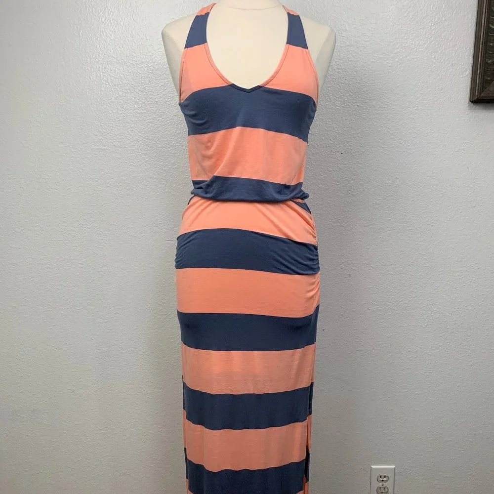 Splendid Luna Lake Striped‎ Racerback Maxi Dress